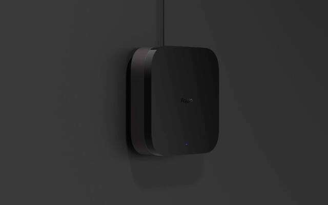 Aqara Hub M3 mounted on a wall as the connection point for a Home Assistant system