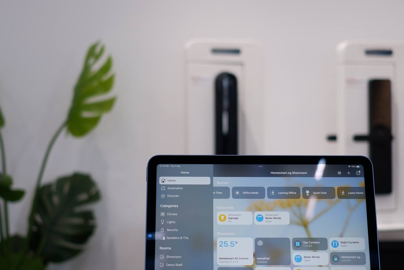 Smart home dashboard prepared for configuration and handover