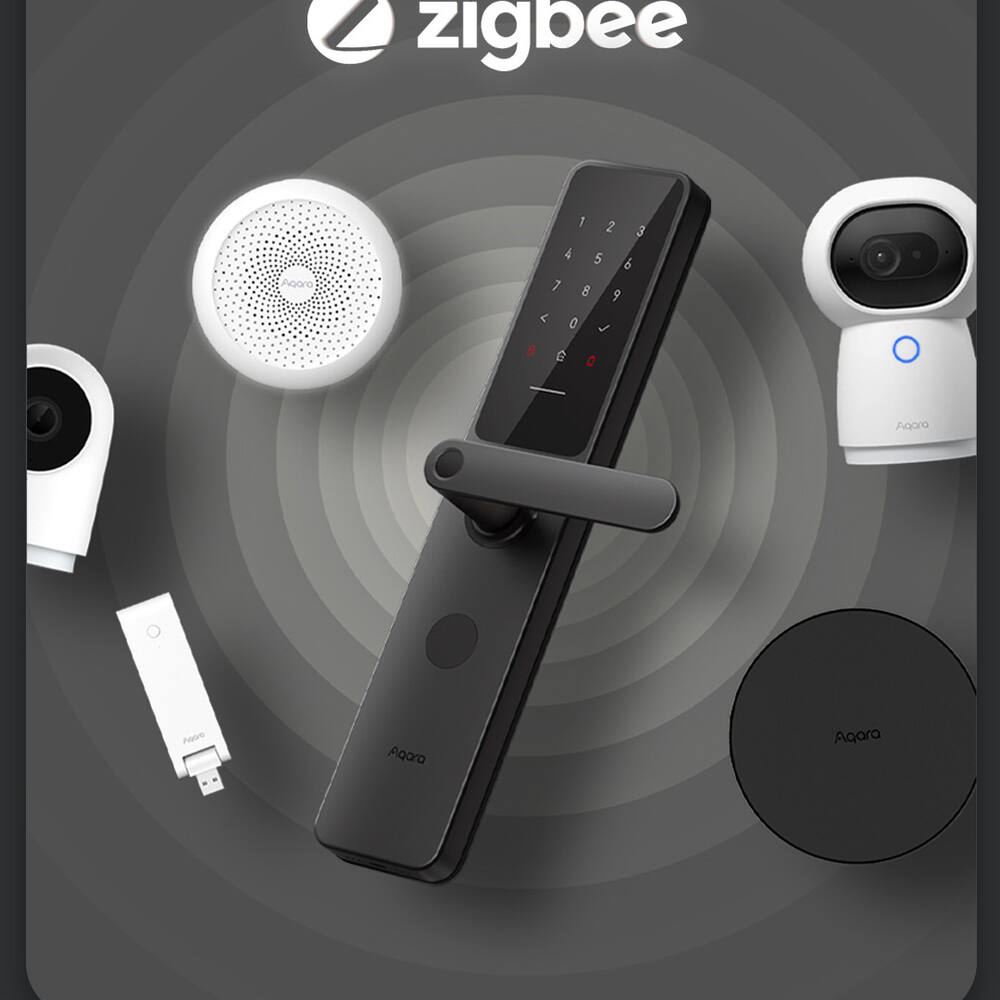 The A100 at the centre of an Aqara Zigbee ecosystem of hub, cameras, repeater and button