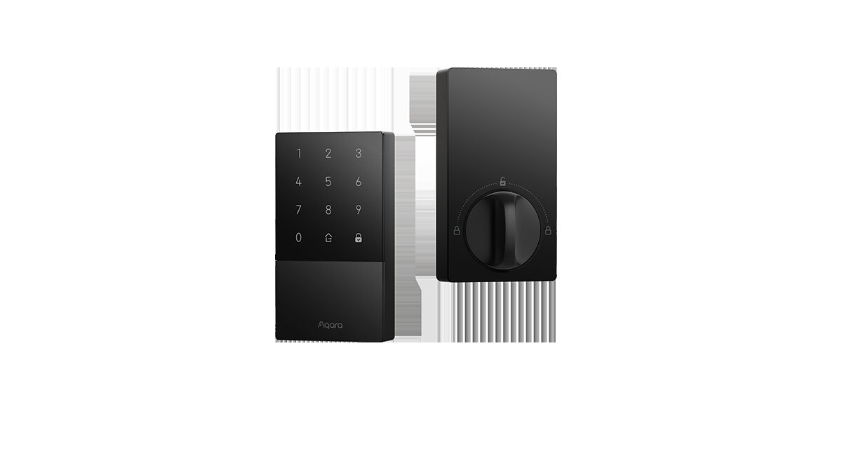 U50 outer keypad panel and inner thumb-turn panel shown side by side