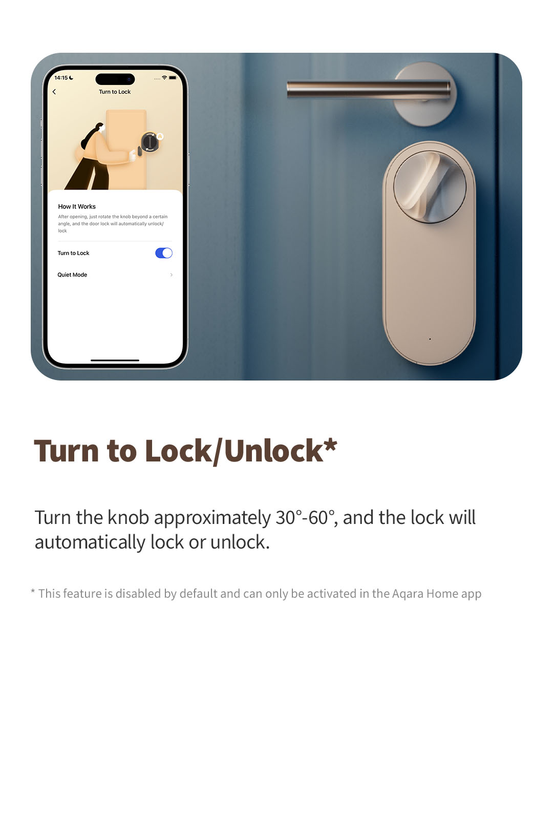 10 U200 lite turn to lock:unlock