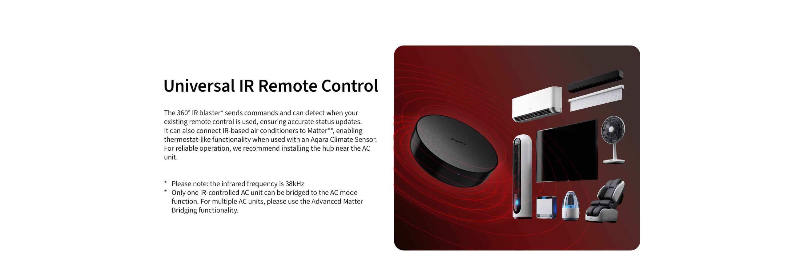 4. IR remote control