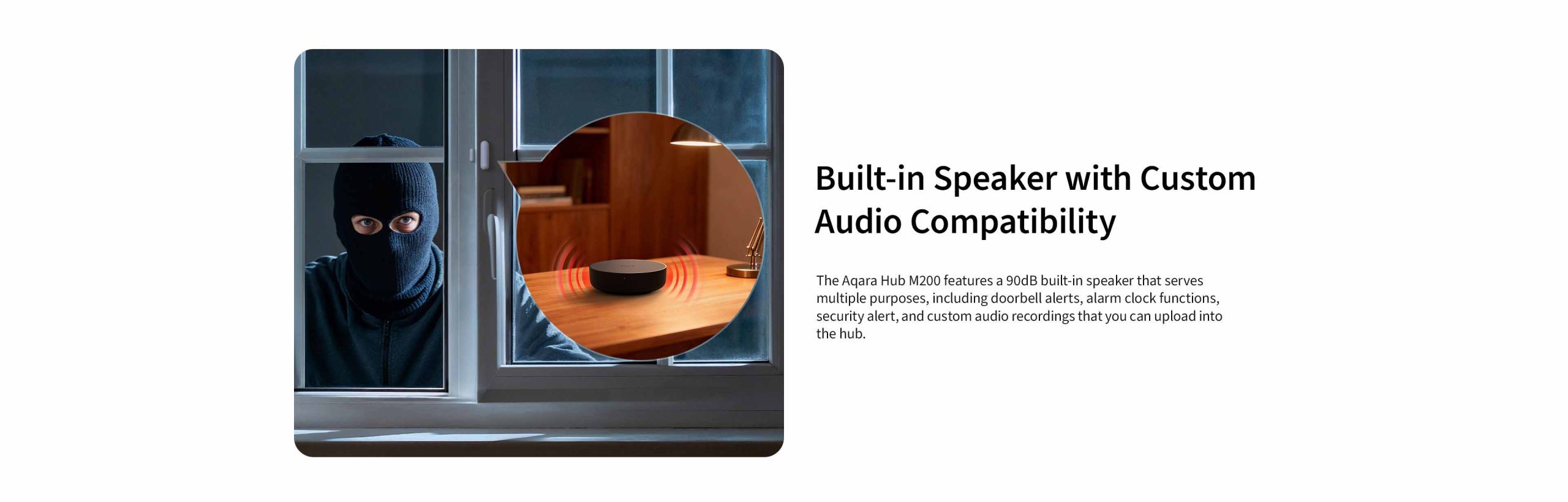 7. M200 built in speaker