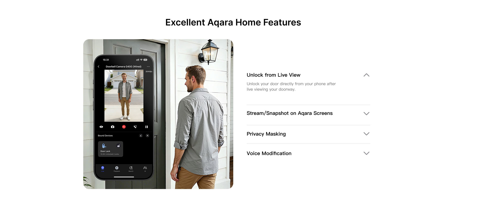 20. G400 aqara home features