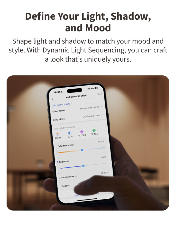 4. T2 Lite light, shadow, mood customization