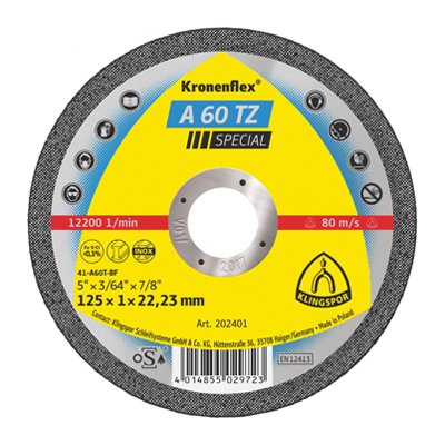 Klingspor A60TZ Special Cutting-off Wheel