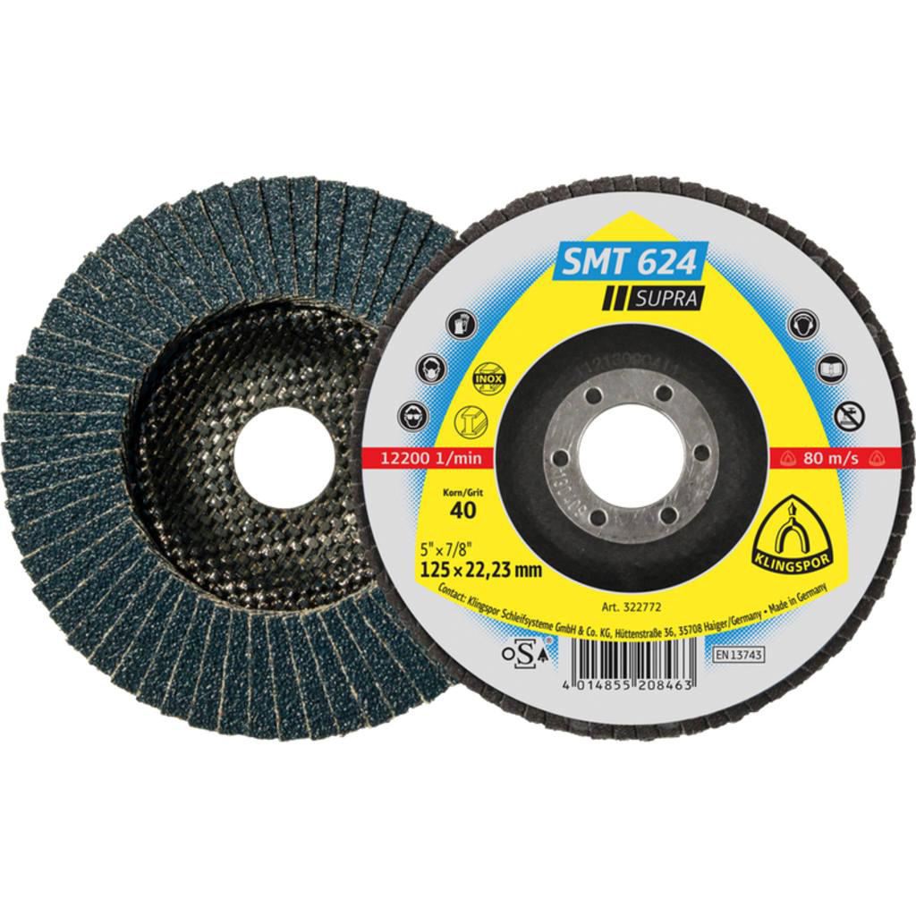 Klingspor NFW 600 - Ruota Abrasiva In Non Tessuto Per Molatura E Satinatura. Grana Media, Misure 100x100x19 Mm. Per Finiture Uniformi E Decorative.