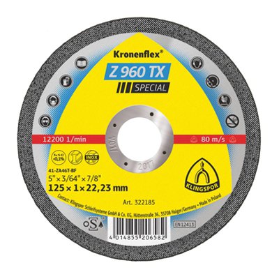 Klingspor Z960TX Special Cutting-off Wheel
