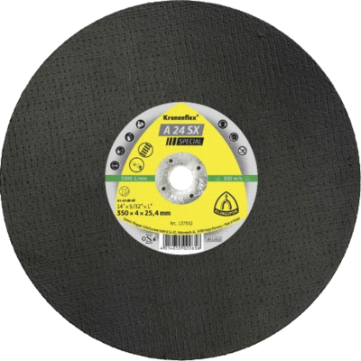 Klingspor A24SX Special Railway Cutting-off Wheel
